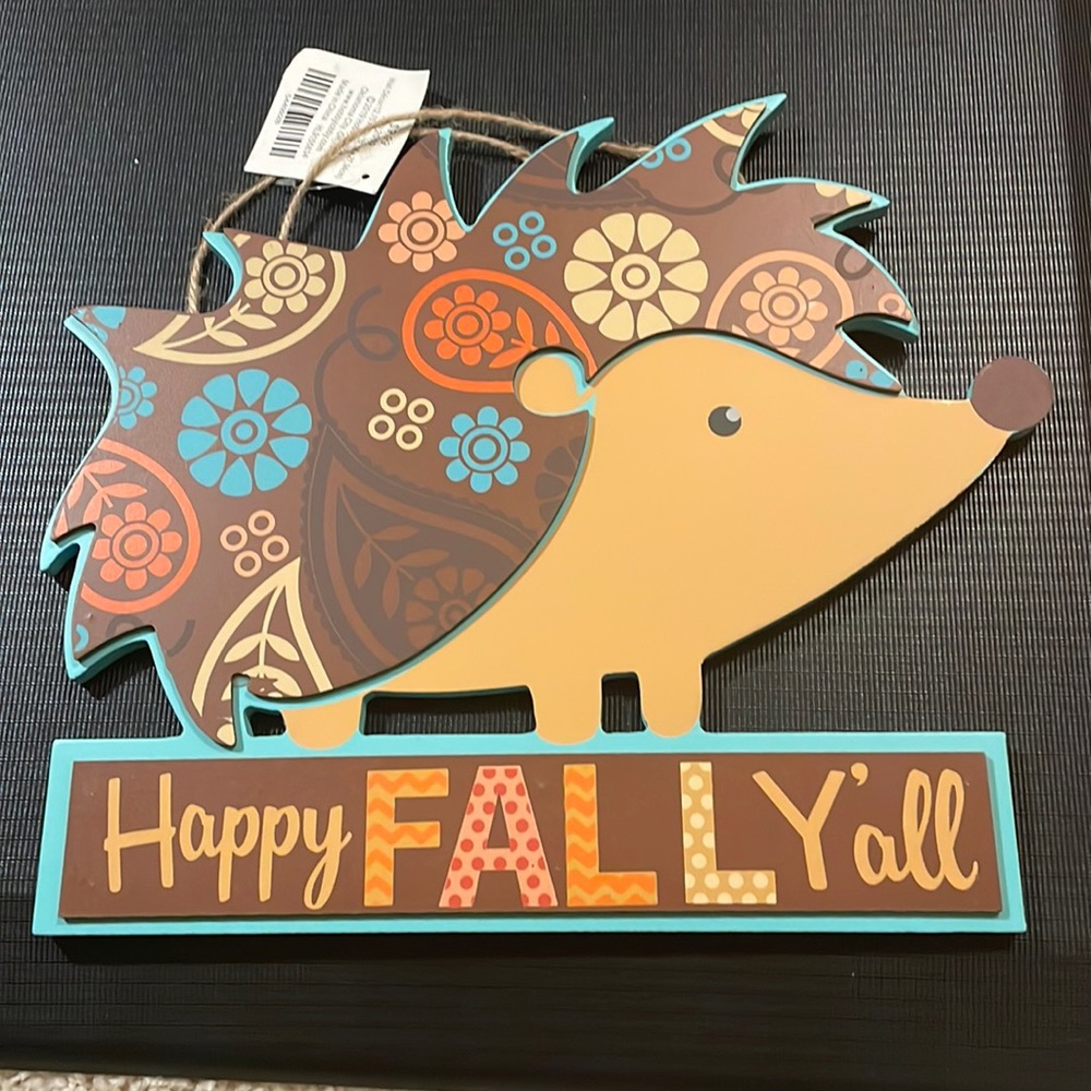 Fall Hedgehog sign